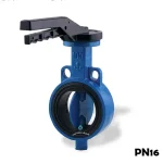 شیر ویفری پروانه ای دیسک کروم PN16