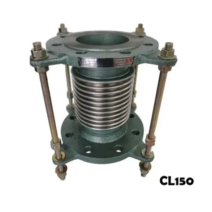 لرزهگیر آکاردئونی فلنجدار کلاس 150 (مهاردار) ارتعاشات صنعتی ایران