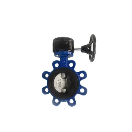 شیر پروانه‌ای لاگ گیربکس‌دار PN16 وگ ایران | دریچه چدن